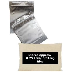 Alternative view of 1 Quart Mylar Bags Ziplock