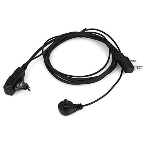 2-Pin Covert Acoustic Tube Headset Earpiece Overall