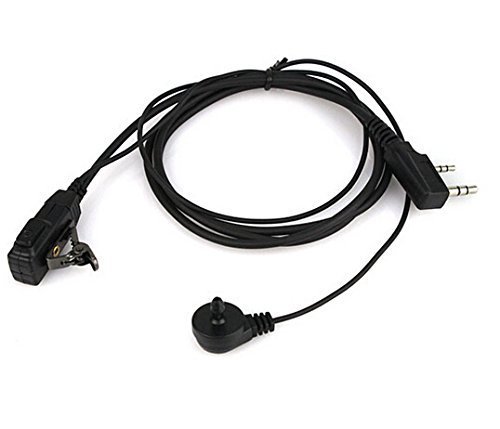 2-Pin Covert Acoustic Tube Headset Earpiece Overall