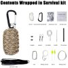 Paracord Survival Kit Brown