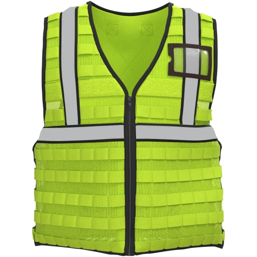 Hi Vis Load Bearing Vest MOLLE