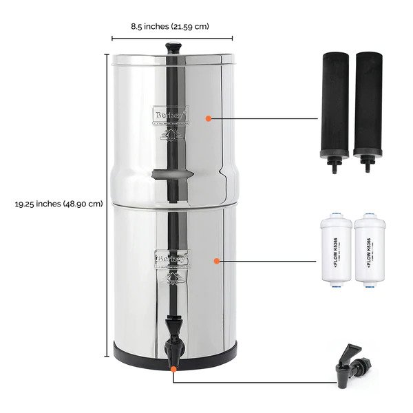 Big Berkey System (2.25 gal.) - Rapid Survival