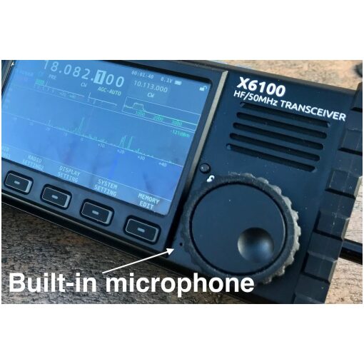 X6100 Built in Microphone
